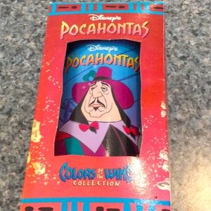 Disney Pocahontas beverage glasse from Burger King 1994